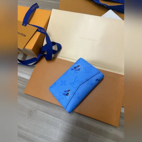 Louis Vuitton Pocket Organizer Blue